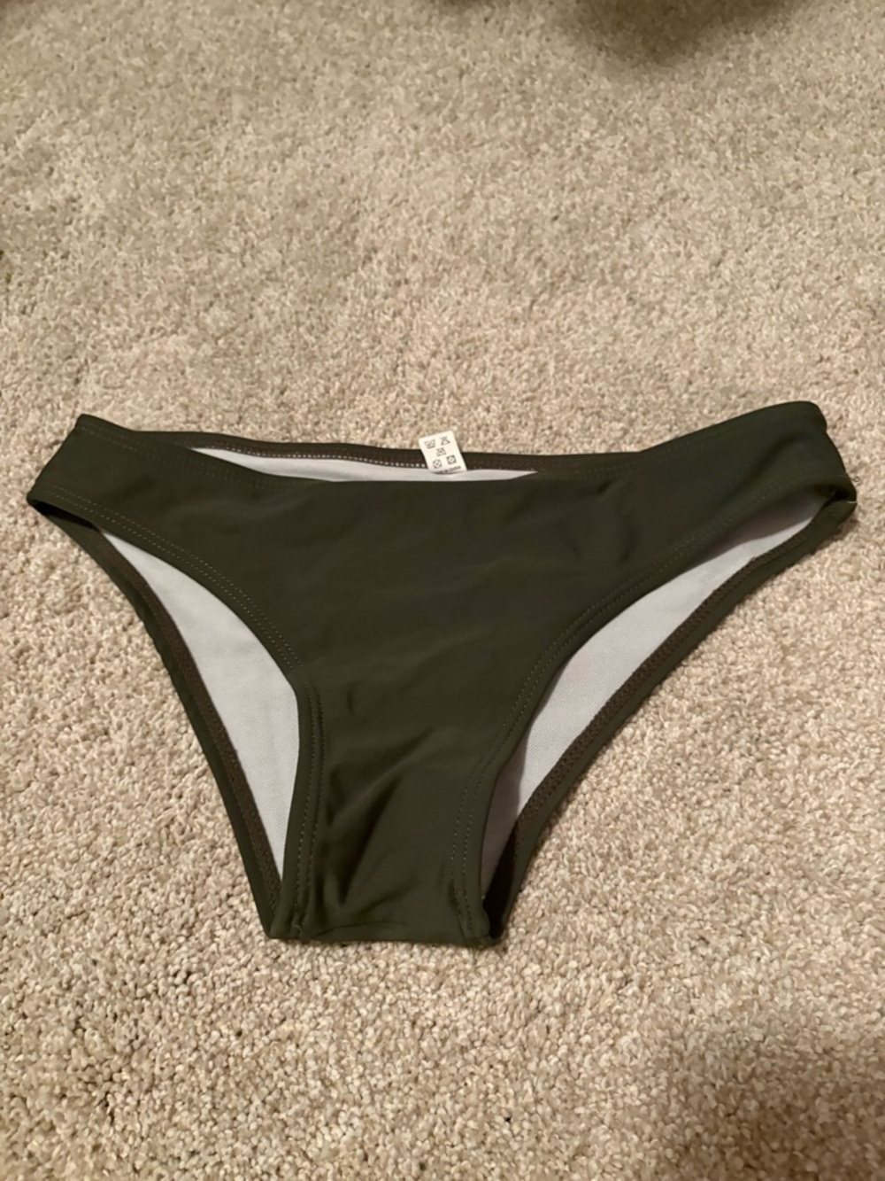 Women's Olive Green Bikini Bottom